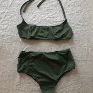 Solid and Striped Swim Team Top